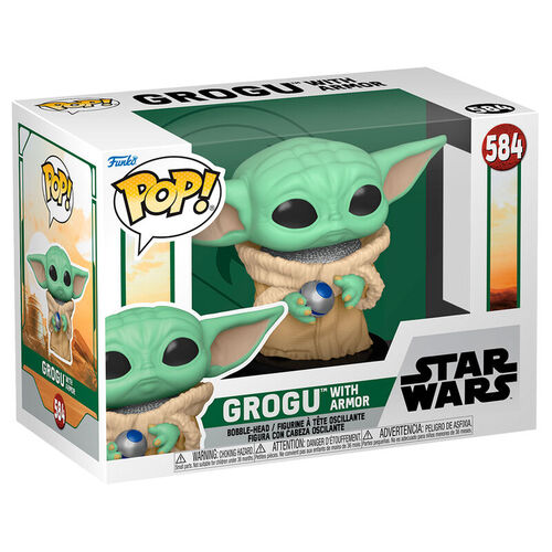 Funko Pop! Star Wars: The Book Of Boba Fett - Grogu With Armor (584)