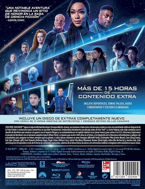 Pack Star Trek: Discovery - serie (2017-2024)