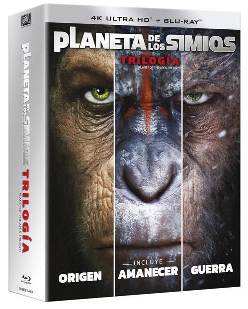 Pack El Planeta De Los Simios - 3 pelculas (2011-2017)