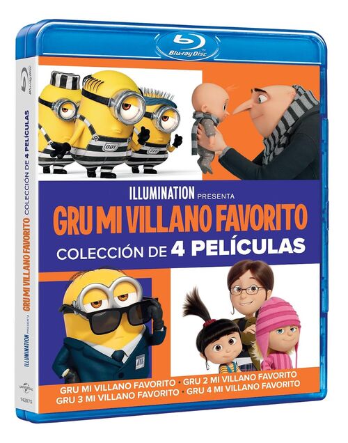 Pack Gru: Mi Villano Favorito - 4 pelculas (2010-2024)