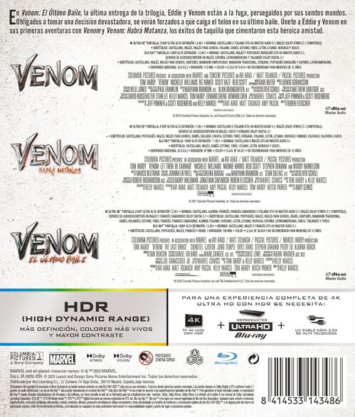 Pack Venom - 3 películas (2018-2024)