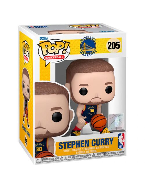 Funko Pop! NBA: Golden State Warriors - Stephen Curry (205)