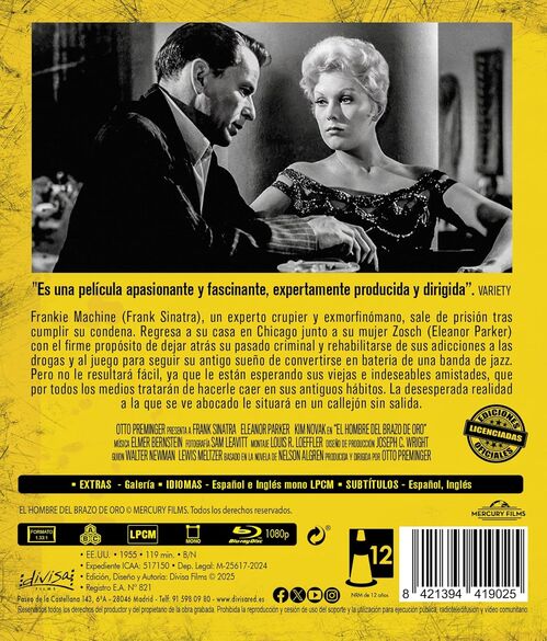 El Hombre Del Brazo De Oro (1955)