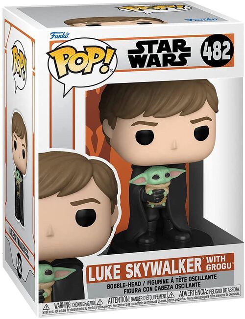 Funko Pop! Star Wars: The Mandalorian - Luke Skywalker With Grogu (482)