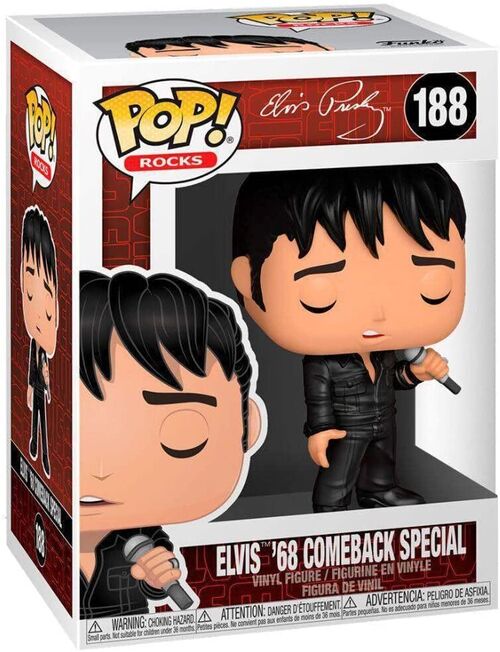 Funko Pop! Elvis Presley - Elvis '68 Comeback Special (188)